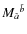 $M_{\hat a}{}^{\hat b}$