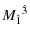 $\displaystyle M_{\hat 1}{}^{\hat 3}$