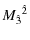 $\displaystyle M_{\hat 3}{}^{\hat 2}$