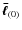 $\vec{\bar\ell}_{(0)}$