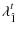 $\displaystyle {{\rm\lambda}_{\hat{1}}^{t}}$