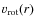 $v_{{\rm rot}}(r)$