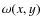 $\omega(x,y)$