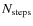 $N_{\rm steps}$