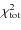 $\chi^2_{\rm tot}$