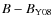 $B-B_{\rm Y08}$