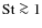 ${\rm St}\ga 1$