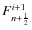 $F^{i+1}_{n+\frac{1}{2}}$
