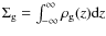 $\ensuremath{\Sigma_{\rm g}} = \int_{-\infty}^{\infty} \ensuremath{\rho_{\rm g}} (z) \ensuremath{{\rm d}} z$