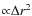 ${\propto}\Delta r^2$