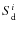 $S^i_{\rm d}$