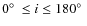 $0\hbox{$^\circ$ }\leq i \leq 180\hbox{$^\circ$ }$