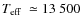 $\mbox{${T}_{\rm eff}$ }\simeq 13~500$