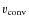$v_{\rm
conv}$