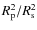 $R_{\rm p}^2/R_{\rm s}^2$