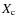 $X_{\rm c}$