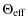 $\displaystyle \Theta_{\rm eff}$