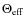 $\Theta_{\rm eff}$