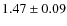 $1.47\pm 0.09$