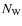 $N_{\rm W}$