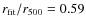 $r_{\rm fit}/r_{500}=0.59$