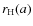 $r_{{\rm H}}(a)$