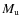 $M_{{\rm u}}$