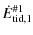 $\displaystyle \dot{E}_{{\rm tid,1}}^{{\rm\char93 1}}$