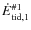 $\dot{E}_{{\rm tid},1}^{{\rm\char93 1}}$