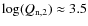$\log(Q_{{\rm n},2}) \approx 3.5$
