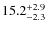 $\rm 15.2^{+2.9}_{-2.3}$