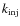 $k_{\rm inj}$