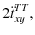 $\displaystyle 2\ddot{t}^{TT}_{xy},$