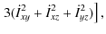 $\displaystyle \left. 3(\dot{I}_{xy}^2+\dot{I}_{xz}^2+\dot{I}_{yz}^2)\right],$