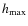 $h_{\max}$