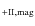 $_{\rm {+II,mag}}$