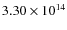 $3.30\times10^{14}$