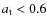 $a_{\rm t}<0.6$