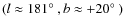 $(l \approx
181\hbox{$^\circ$ }, b \approx +20\hbox{$^\circ$ })$