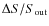 $\Delta S/S_{\rm out}$