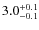 $\rm 3.0_{-0.1}^{+0.1}$