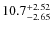 $\rm 10.7_{-2.65}^{+2.52}$