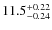 $\rm 11.5_{-0.24}^{+0.22}$