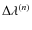 $\Delta\lambda^{(n)}$