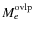 $M^{\rm ovlp}_{e}$