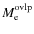 $M^{\rm ovlp}_{\rm e}$