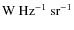 ${\rm W~Hz^{-1}~sr^{-1}}$