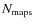 $N_{\rm maps}$