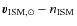 $\vec{v}_{{\rm ISM},\odot}-n_{\rm ISM}$