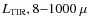 $L_{\rm TIR},8{-}1000~\mu $